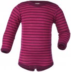 Engel - Baby Body L/S mit Druckknöpfen geringelt Gr 98/104 lila