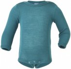 Engel - Baby-Body Langarm Mit Druckverschluss Schulter - Merinounterwäsche Gr 8