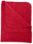 Engel - Baby-Decke mit Muschelkante - Decke Gr 80 x 100 cm  Rot