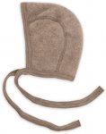 Engel - Baby-Häubchen - Mütze Gr 62/68 braun