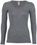Engel - Damen-Shirt L/S - Alltagsunterwäsche Gr 46/48 grau