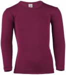 Engel - Kinder Unterhemd L/S - Merinounterwäsche Gr 176 lila
