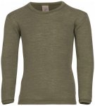 Engel - Kinder Unterhemd L/S - Merinounterwäsche Gr 176 oliv