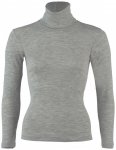 Engel - Women's Damen-Rolli L/S - Seidenunterwäsche Gr 42/44 grau