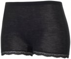 Engel - Women's Pants mit Spitze - Merinounterwäsche Gr 46/48 schwarz