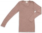 Engel - Women's Unterhemd L/S - Merinounterwäsche Gr 46/48 braun