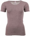 Engel - Women's Unterhemd S/S - Merinounterwäsche Gr 46/48 braun
