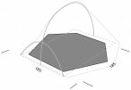 Exped - Mira II HL Footprint - Zeltunterlage grau