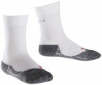 Falke - Falke RU4 Kids - Laufsocken 23-26 grau/weiß