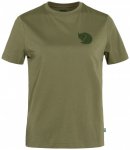 Fjällräven - Women's Fox Boxy Logo Tee - T-Shirt Gr L oliv