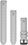 Garmin - Wechselarmband Silikon - Armband Gr Width: 22 mm hellgrau