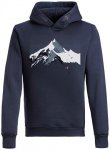 GreenBomb - Nature Mountain Ski Star Hoodie Cotton - Hoodie Gr S blau