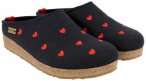 Haflinger - Women's Grizzly Cuoricini - Hüttenschuhe 42 schwarz