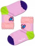 Happy Socks - Kid's Poodle Sock - Multifunktionssocken  0-12 Months rosa