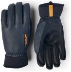 Hestra - Army Leather Wool Terry 5 Finger - Handschuhe Gr 7 blau