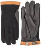Hestra - Deerskin Wool Tricot - Handschuhe Gr 9 grau/schwarz