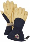 Hestra - Narvik Ecocuir 5 Finger - Handschuhe Gr 8 beige/blau