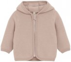 Huttelihut - Baby's Jacket Bear Ears Wool Fleece - Merinojacke Gr 62 beige