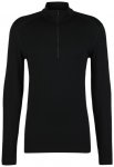Icebreaker - 260 Tech L/S Half Zip - Merinounterwäsche Gr M schwarz