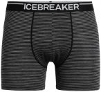 Icebreaker - Anatomica Boxers - Merinounterwäsche Gr S schwarz/grau