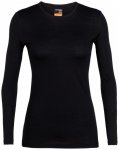 Icebreaker - Women's 200 Oasis L/S Crewe - Merinounterwäsche Gr L schwarz