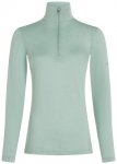 Icebreaker - Women's 200 Oasis L/S Half Zip - Merinolongsleeve Gr L schwarz
