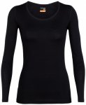 Icebreaker - Women's 200 Oasis L/S Scoop - Merinounterwäsche Gr XL schwarz