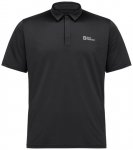 Jack Wolfskin - Delgami Polo - Polo-Shirt Gr L schwarz