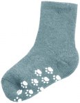 Joha - Kid's 721 Wool Sock Anti-Slip - Hüttenschuhe 23-26 türkis