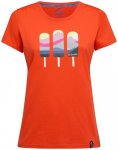 La Sportiva - Women's Icy Mountains T-Shirt - T-Shirt Gr L rot