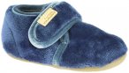 Living Kitzbühel - Baby's Klettschuh Samt Unifarben - Hüttenschuhe 19 blau