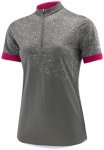 Löffler - Women's Bike Shirt Halfzip Paladina - Radtrikot Gr 38;40 grau;rosa
