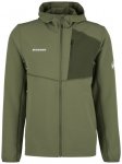 Mammut - Madris Light Midlayer Hooded Jacket - Fleecejacke Gr XL oliv