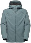 Mammut - Ultimate Comfort Softshell Hooded Jacket - Softshelljacke Gr S türkis