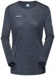 Mammut - Women's Tree Wool Firstlayer Longsleeve - Merinoshirt Gr XS blau