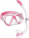 Mares - Wahoo Neon - Schnorchelset rosa/ clear