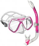 Mares - Women's Combo Ridley - Schnorchelset rosa/ clear