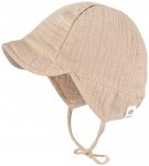 maximo - Baby's Schildmütze m. Ohrenschutz - Cap Gr 41 cm beige