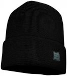 maximo - Kid's Beanie mit Umschlag - Mütze Gr 49-51 cm schwarz