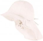 maximo - Kid's Mini Girl-Flapper mit Schleife - Cap Gr 53 cm weiß