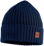 maximo - Kid's Mütze mit Rippe Umschlagrand mit Futter - Mütze Gr 49-51 cm bla