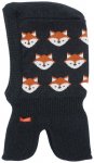 maximo - Mini Boy-Schlupfmütze Fuchs - Mütze Gr 47-49 cm schwarz