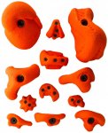 Metolius - Bouldering Set Naturals - Klettergriffe Gr 12 Holds rot