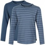 Minymo - Kid's Basic 34 -T-shirt L/S (2-pack) - Longsleeve Gr 116 blau
