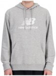New Balance - Sport Essentials Fleece Logo Hoodie - Hoodie Gr XXL grau