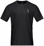 Norrøna - /29 Cotton Activity Embroidery - T-Shirt Gr M schwarz