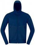 Norrøna - Falketind Warm2 Stretch Hood - Fleecejacke Gr L blau
