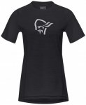 Norrøna - Women's Fjørå Wool T-Shirt - Radtrikot Gr XS schwarz