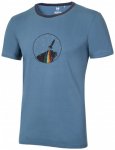 Ocun - Classic T Organic Rainbow Rocket - T-Shirt Gr XXL blau