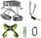 Ocun - Via Ferrata Twist+Chest Set - Kletterset Gr XS-M grau/grün